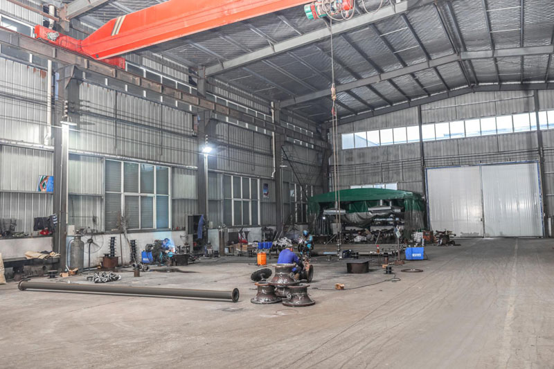 打磨噴砂除鏽作業區